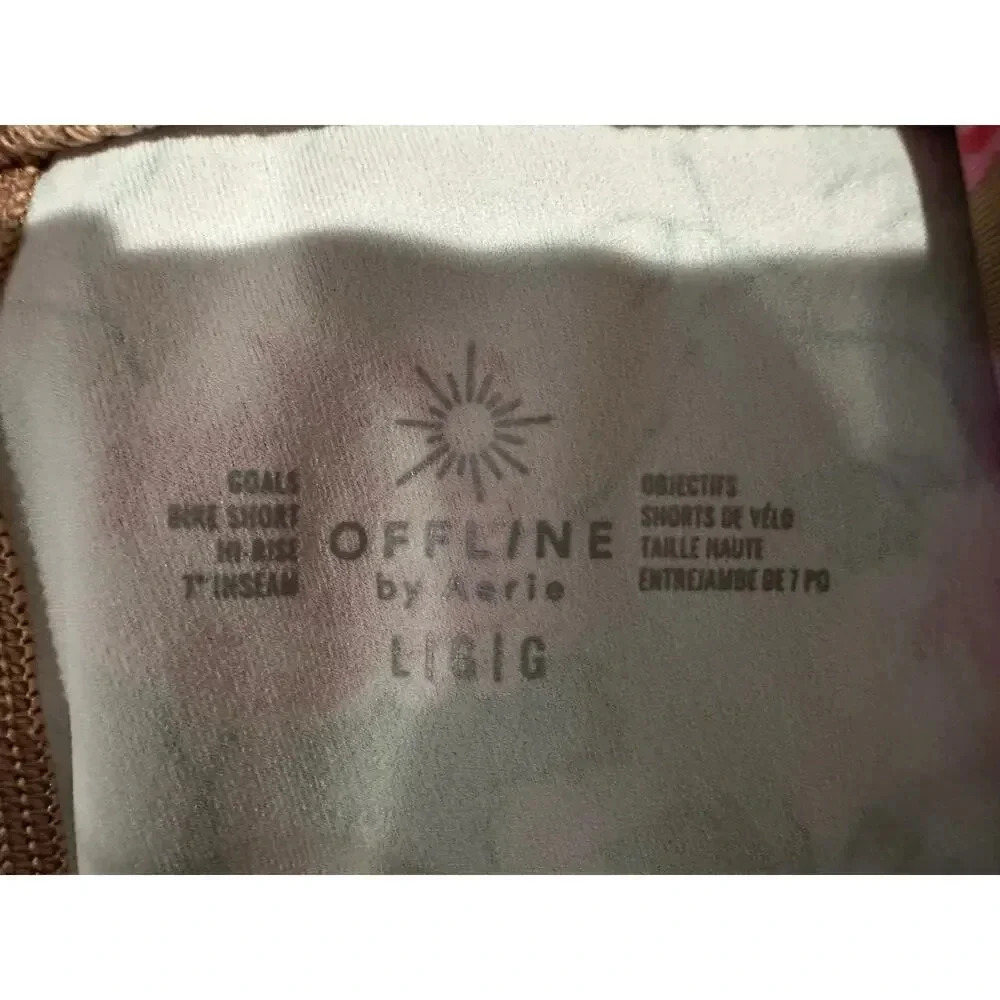 Aerie Floral Bike Short |‎ Size L - Picture 3 of 5